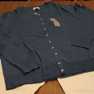 Old Navy Size L/XL Blue Cardigan (NWT)